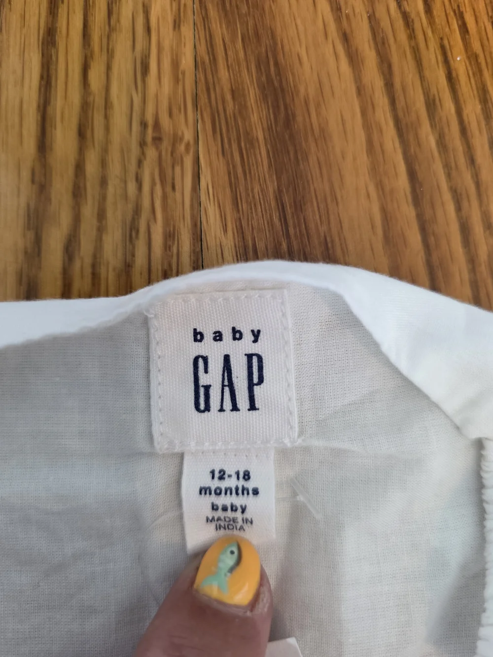 GAP White Eyelet Flutter Dress Baby